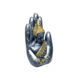 caju art & decoration Dekoratif 18 Cm El Içinde Buda Heykeli Biblo Ev Ofis Süs