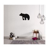 caju art & decoration Dekoratif Ahşap Mdf Anne Ve Yavru Ayı Duvar Süsü