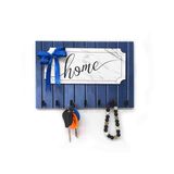 caju art & decoration Dekoratif Home Yazılı Kurdele Süslü Hol Anahtarlık Dekor Siyah