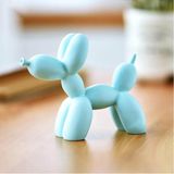 caju art & decoration Dekoratif Minyatür Sevimli Balon Köpek Biblo Modern Dekor Mavi
