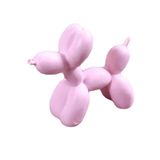 Caju Art & Decoration Dekoratif Minyatür Sevimli Balon Köpek Biblo Modern Dekor Pembe