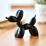 caju art & decoration Dekoratif Minyatür Sevimli Balon Köpek Biblo Modern Dekor Siyah