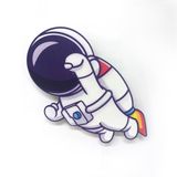 caju art & decoration Kahraman Astronot Ahşap Işıklı Çocuk Odası Duvar Tablosu