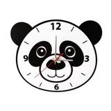 caju art & decoration Sevimli Panda Duvar Saati Çocuk Odası Duvar Saati