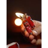 Caka Valera Ortadan Kırılan Benzinli Pirinç Gemici (Muhtar) Çakmağı - Scarlet