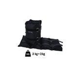 ÇAKABEY - El-ayak Bilek Ağırlığı 3 Kg Çift (2 ADET) Siyah ( Kum Torbası )