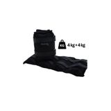 ÇAKABEY El Ayak Bilek Ağırlığı 4 kg + 4 Kg Siyah Çift (Toplam 8 kg) Kum torbası