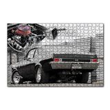 Cakapuzzle 1969 Chevrolet Nova Arka Görünüş 120 Parça Ahşap Puzzle