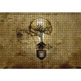 Cakapuzzle Ampul ve İçinde İhtiyar Ağaç 120 Parça Ahşap Puzzle