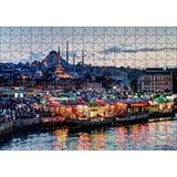 Cakapuzzle Balık Ekmek Tekneleri ve Süleymaniye Camii 120 Parça Ahşap Puzzle