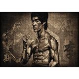 Cakapuzzle Bruce Lee Kungfu Teknikleri 120 Parça Ahşap Puzzle