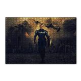 Cakapuzzle Captain America Gecede Savaş 120 Parça Ahşap Puzzle