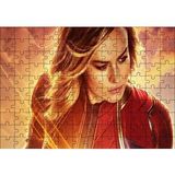 Cakapuzzle Captain Marvel Brie Larson 2 120 Parça Ahşap Puzzle