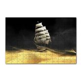 Cakapuzzle Çöl Kum Filmler Sanat Eseri Yelkenli Gemi 120 Parça Ahşap Puzzle