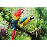 Cakapuzzle Daldaki Pappağanlar Görseli 120 Parça Ahşap Puzzle