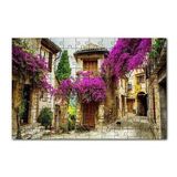 Cakapuzzle Fransa Provence Eski Binalar Görseli 120 Parça Ahşap Puzzle
