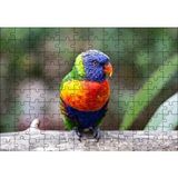 Cakapuzzle Gökkuşağı Lorikeet Papağanı 120 Parça Ahşap Puzzle