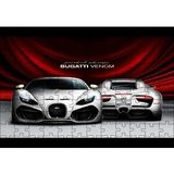 Cakapuzzle Gri Bugatti Venom Ön ve Arka Görünüş 120 Parça Ahşap Puzzle