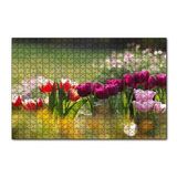 Cakapuzzle Gün Işığı Renkli Lale Bahçesi 120 Parça Puzzle