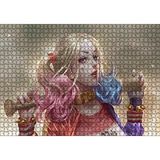 Cakapuzzle Harley Quinn ve Beyzbol Sopası Karikatürize 120 Parça Ahşap Puzzle