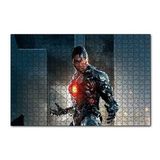 Cakapuzzle Justice League Cyborg 120 Parça Ahşap Puzzle