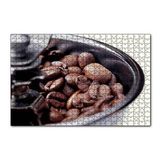 Cakapuzzle Kahve Değirmeni ve Çekirdekler Yakın Çekim 120 Parça Ahşap Puzzle