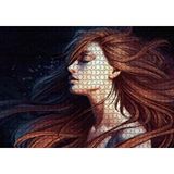 Cakapuzzle Kahverengi Saçlı Kız 120 Parça Puzzle