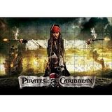 Cakapuzzle Karayip Korsanları Jack Sparrow Film 120 Parça Ahşap Puzzle