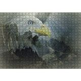 Cakapuzzle Karlı Dağlar Sarı Gagalı Kartal 120 Parça Ahşap Puzzle