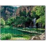 Cakapuzzle Kayalıklar Şelale Göl Manzarası 255 Parça Puzzle