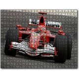 Cakapuzzle Kırmızı Ferrari F1 Formula Yarışı 255 Parça Ahşap Puzzle