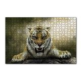 Cakapuzzle Kükreyen Kaplan Artwork 120 Parça Ahşap Puzzle