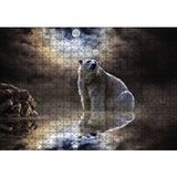 Cakapuzzle Kutup Ayısı Doğa Gece 120 Parça Puzzle