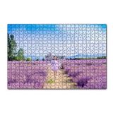 Cakapuzzle Lavanta Tarlaları Arasındaki Kız 120 Parça Ahşap Puzzle