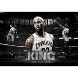 Cakapuzzle Lebron James Cleveland Cavaliers Kral 120 Parça Ahşap Puzzle