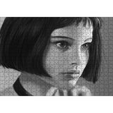 Cakapuzzle Leon Mathilda Natalie Portman Dijital Çizim 120 Parça Ahşap Puzzle