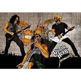 Cakapuzzle Metallica Guitar Hero Kuru Kafalar Puzzle Yapboz Mdf Ahşap