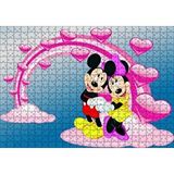 Cakapuzzle Mickey ve Minnie Mouse Fotoğraf Aşk 500 Parça Puzzle