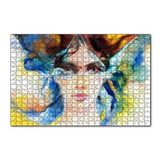 Cakapuzzle Modern Sanat Göz Bebegindeki Kuşlar 120 Parça Ahşap Puzzle