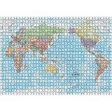 Cakapuzzle Modern ve Güncel Dünya Haritası 120 Parça Ahşap Puzzle