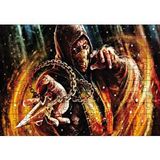 Cakapuzzle Mortal Kombat X Scorpion 120 Parça Ahşap Puzzle