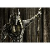 Cakapuzzle Muhteşem Kaslarıyla Anubis ve Asası 120 Parça Ahşap Puzzle