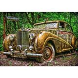 Cakapuzzle Ormanda Terkedilmiş Rolls Royce 120 Parça Ahşap Puzzle