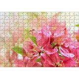 Cakapuzzle Pembe Elma Çiçeği Görseli 120 Parça Ahşap Puzzle