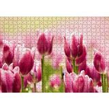 Cakapuzzle Pembe Laleler 120 Parça Ahşap Puzzle