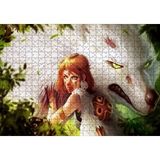 Cakapuzzle Prenses mononoke 2019 Anime Karakter 120 Parça Ahşap Puzzle