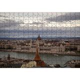 Cakapuzzle Şehri Bölen Nehir ve Tarihi Binalar 120 Parça Ahşap Puzzle