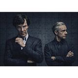 Cakapuzzle Sherlock Holmes ve Dr Watson 120 Parça Ahşap Puzzle