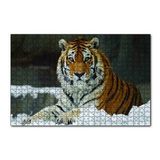 Cakapuzzle Sibirya Kaplanı 120 Parça Ahşap Puzzle