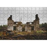 Cakapuzzle Taş Evin Yıkıntıları 120 Parça Ahşap Puzzle